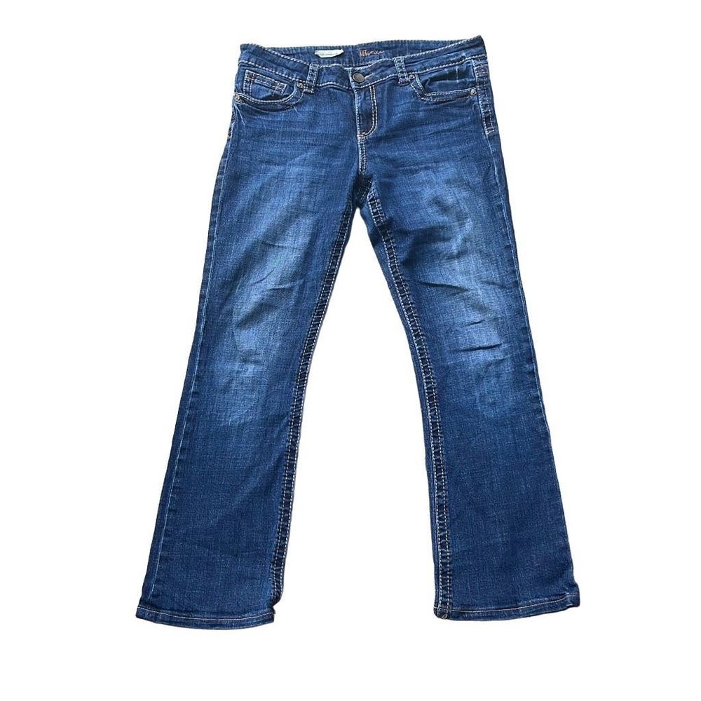 KUT from the Kloth Bootcut Jeans High Rise 10 Women’s Dark Wash Used - Picture 2 of 4